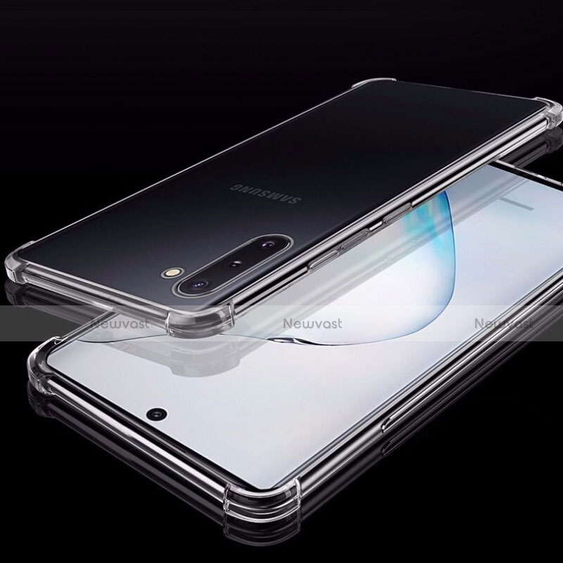 Ultra-thin Transparent TPU Soft Case Cover H02 for Samsung Galaxy Note 10 Clear