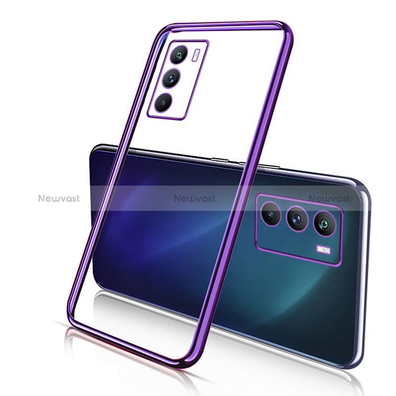 Ultra-thin Transparent TPU Soft Case Cover H02 for Vivo iQOO 9 SE 5G