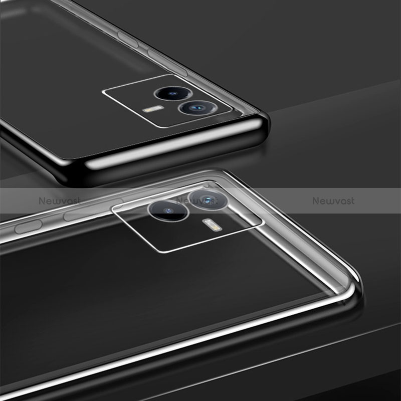 Ultra-thin Transparent TPU Soft Case Cover H02 for Vivo T2x 5G