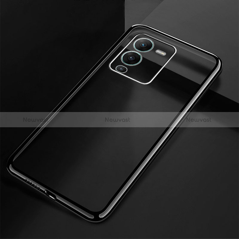 Ultra-thin Transparent TPU Soft Case Cover H02 for Vivo V25 Pro 5G