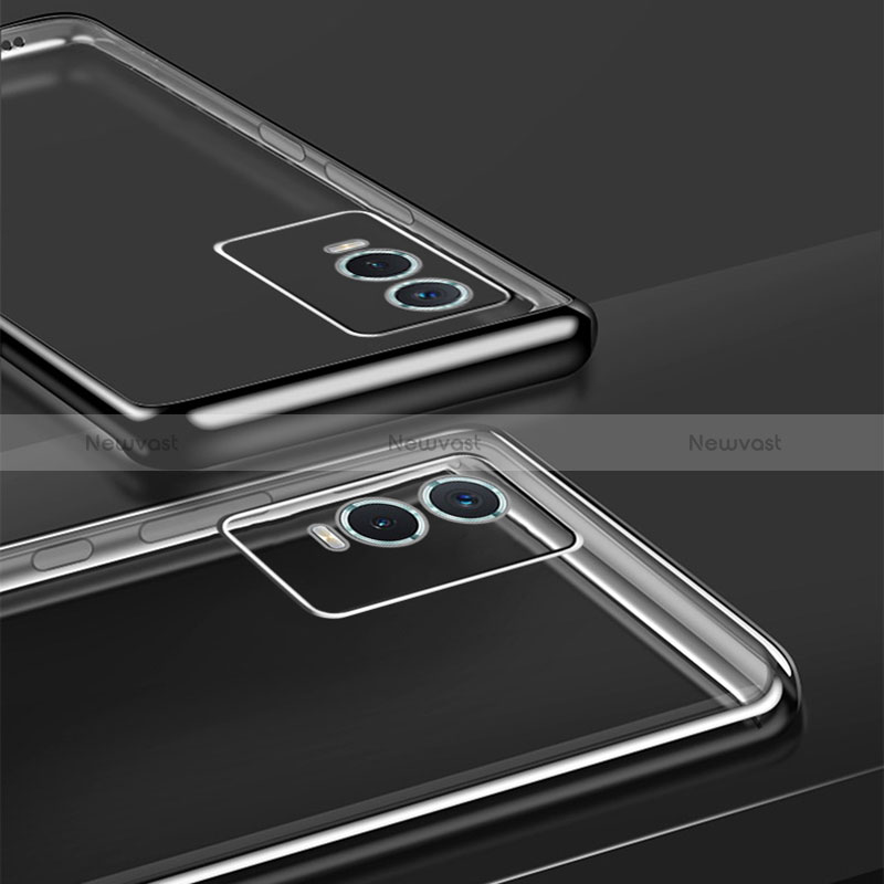 Ultra-thin Transparent TPU Soft Case Cover H02 for Vivo Y74s 5G