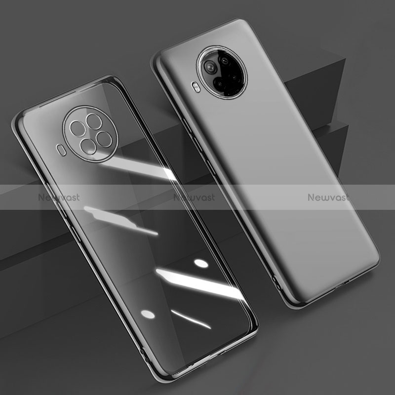 Ultra-thin Transparent TPU Soft Case Cover H02 for Xiaomi Mi 10i 5G Black