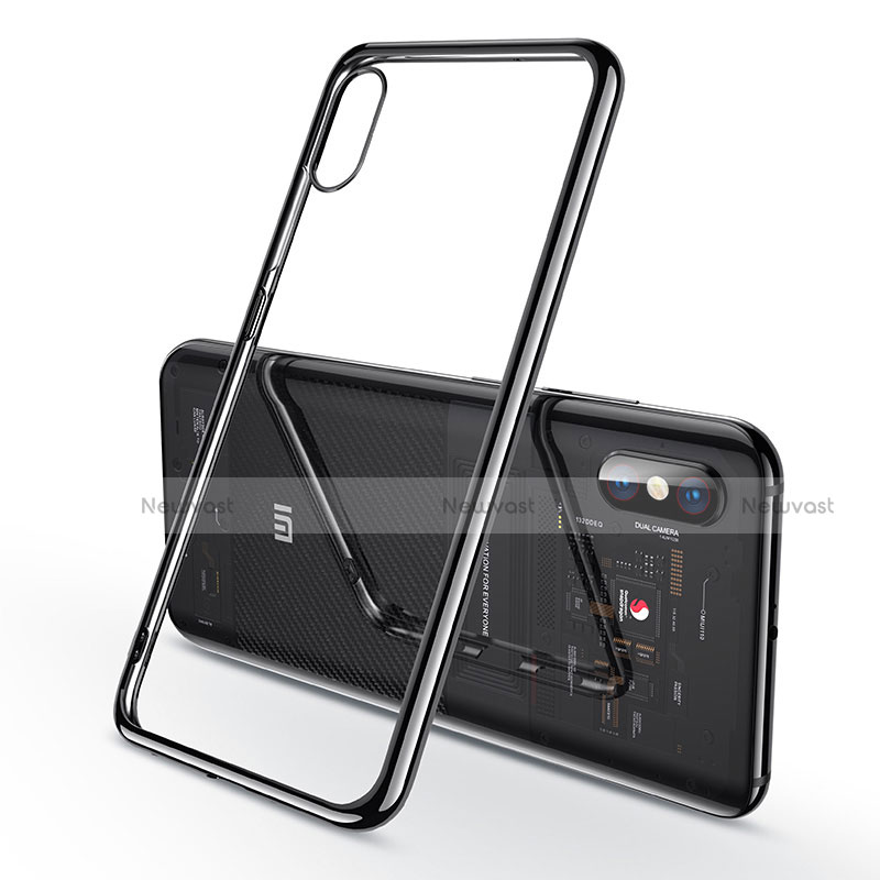 Ultra-thin Transparent TPU Soft Case Cover H02 for Xiaomi Mi 8 Explorer Black