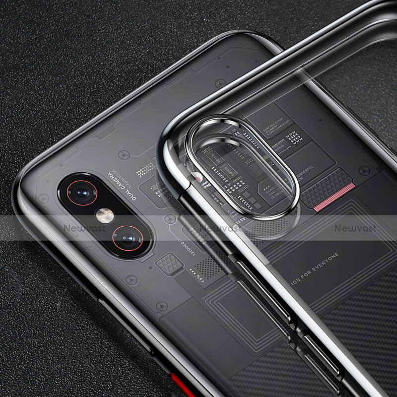 Ultra-thin Transparent TPU Soft Case Cover H02 for Xiaomi Mi 8 Pro Global Version