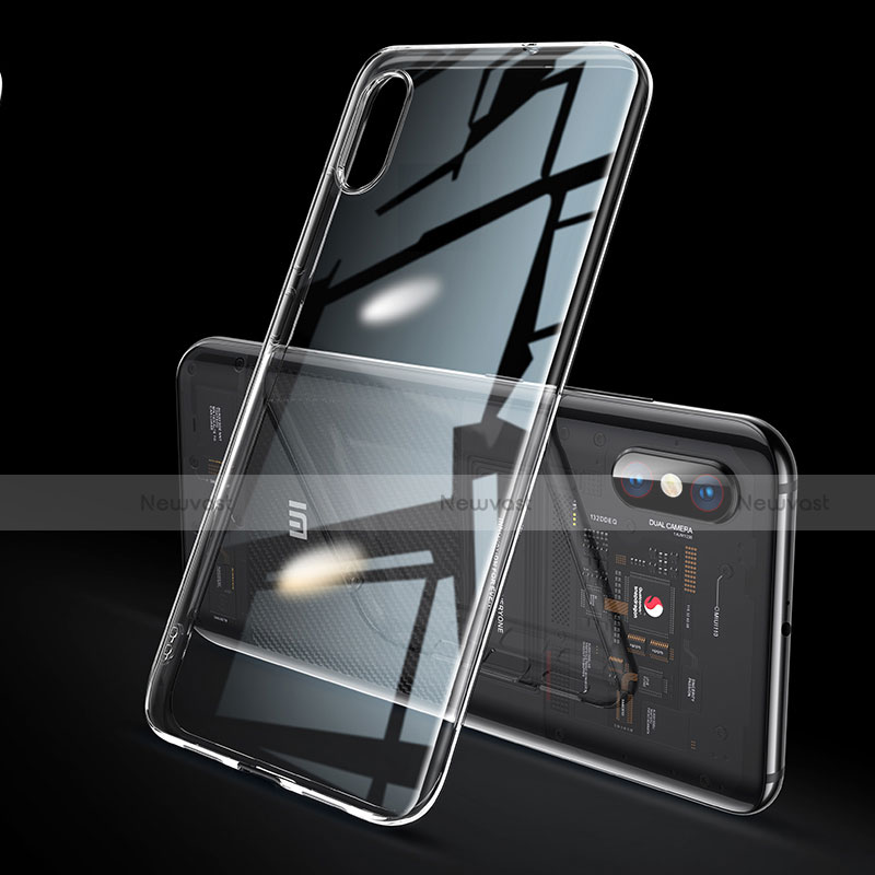 Ultra-thin Transparent TPU Soft Case Cover H02 for Xiaomi Mi 8 Pro Global Version Clear