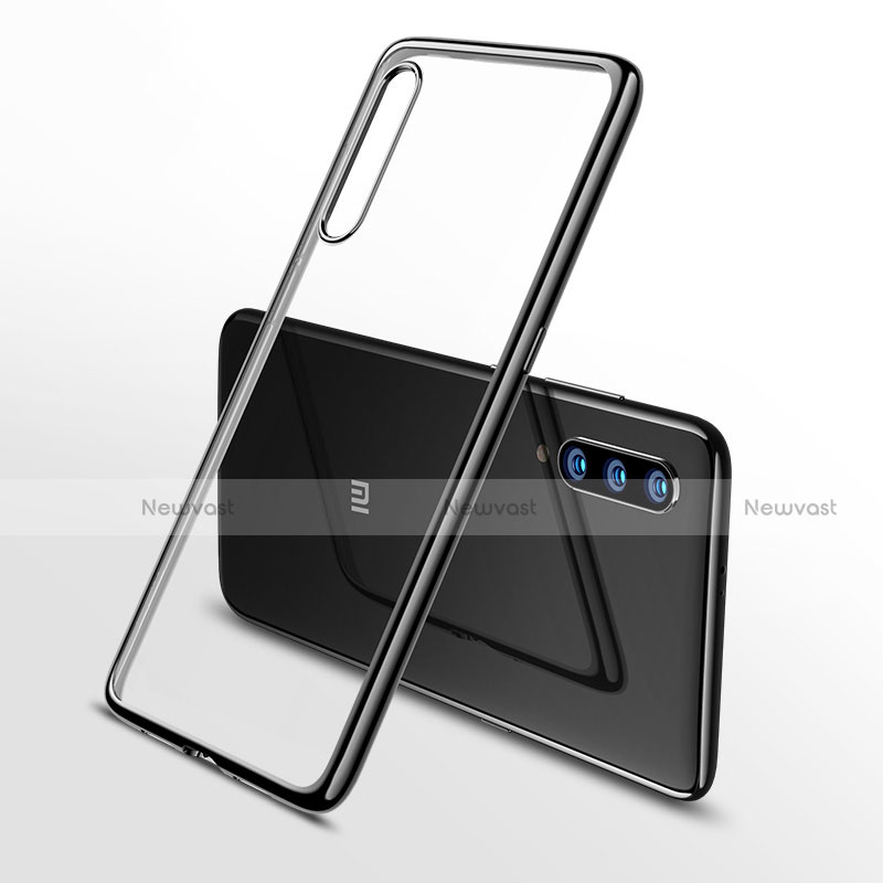 Ultra-thin Transparent TPU Soft Case Cover H02 for Xiaomi Mi 9 Lite Black