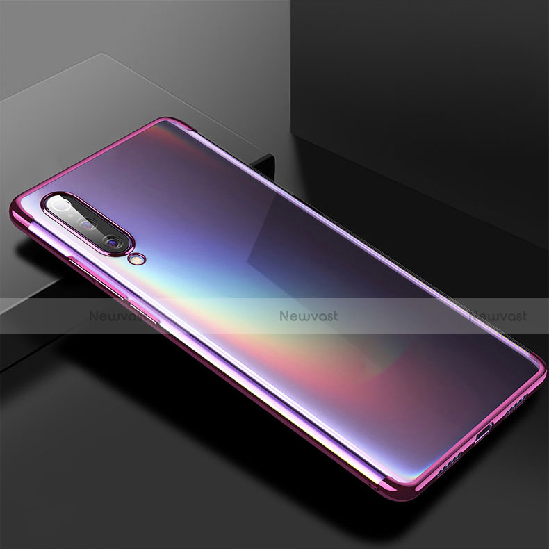 Ultra-thin Transparent TPU Soft Case Cover H02 for Xiaomi Mi A3 Rose Gold