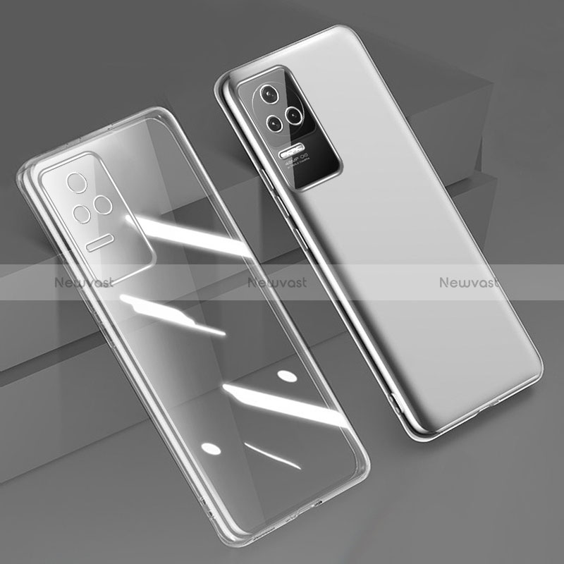 Ultra-thin Transparent TPU Soft Case Cover H02 for Xiaomi Poco F4 5G Clear