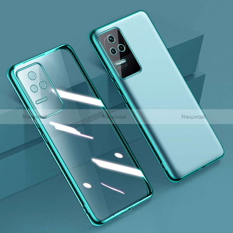 Ultra-thin Transparent TPU Soft Case Cover H02 for Xiaomi Poco F4 5G Green