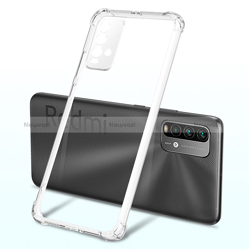 Ultra-thin Transparent TPU Soft Case Cover H02 for Xiaomi Redmi 9 Power