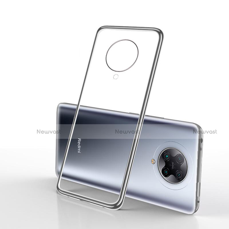 Ultra-thin Transparent TPU Soft Case Cover H02 for Xiaomi Redmi K30 Pro 5G Black