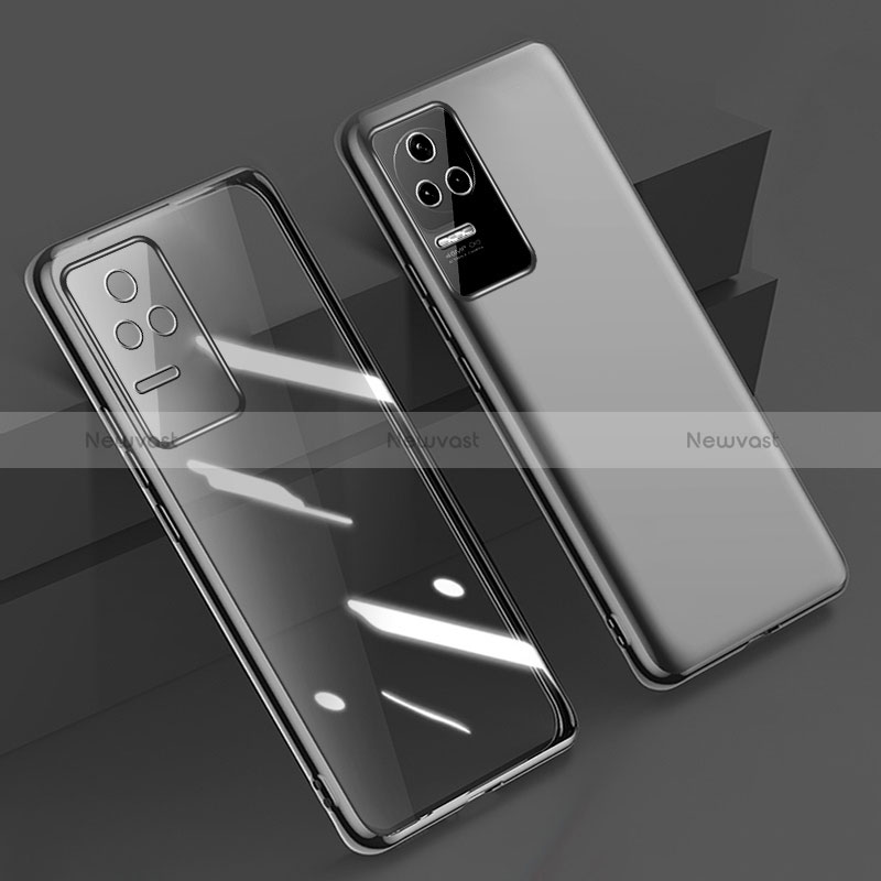 Ultra-thin Transparent TPU Soft Case Cover H02 for Xiaomi Redmi K50 5G Black