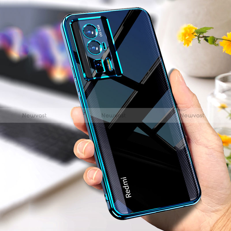 Ultra-thin Transparent TPU Soft Case Cover H02 for Xiaomi Redmi K60 Pro 5G