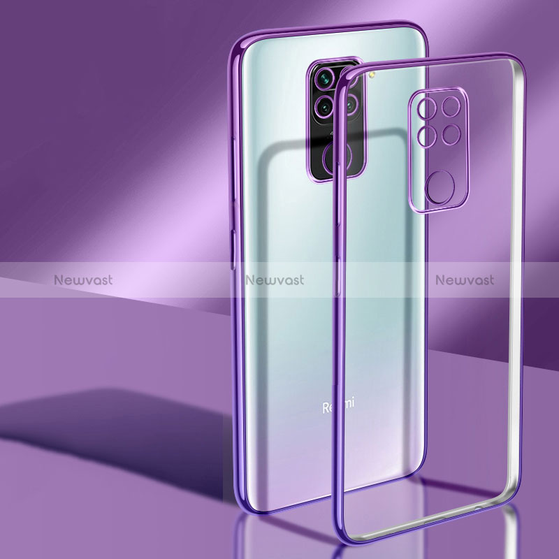 Ultra-thin Transparent TPU Soft Case Cover H02 for Xiaomi Redmi Note 9