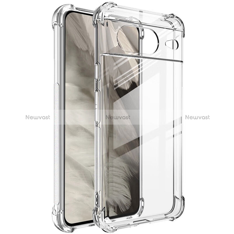 Ultra-thin Transparent TPU Soft Case Cover H03 for Google Pixel 8 5G Clear