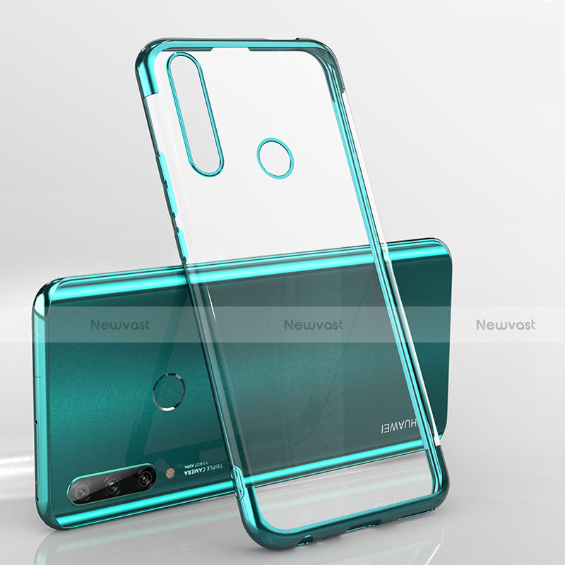 Ultra-thin Transparent TPU Soft Case Cover H03 for Huawei Enjoy 10 Plus Green