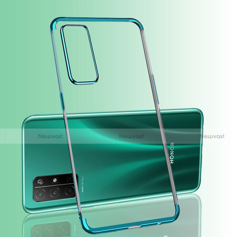 Ultra-thin Transparent TPU Soft Case Cover H03 for Huawei Honor 30S Green