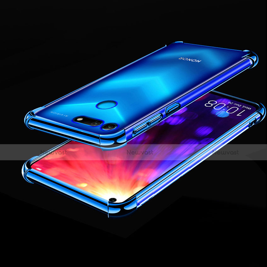 Ultra-thin Transparent TPU Soft Case Cover H03 for Huawei Honor View 20 Blue