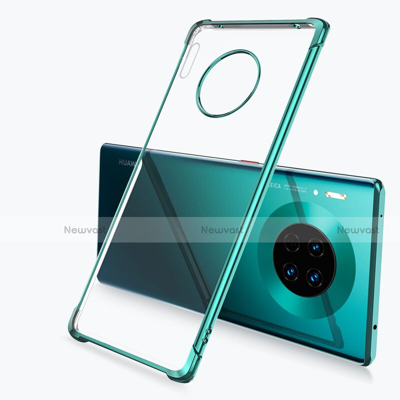 Ultra-thin Transparent TPU Soft Case Cover H03 for Huawei Mate 30 5G Green