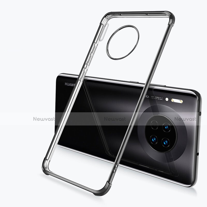 Ultra-thin Transparent TPU Soft Case Cover H03 for Huawei Mate 30 Black