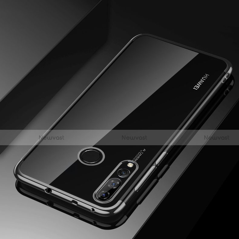 Ultra-thin Transparent TPU Soft Case Cover H03 for Huawei P Smart+ Plus (2019) Black