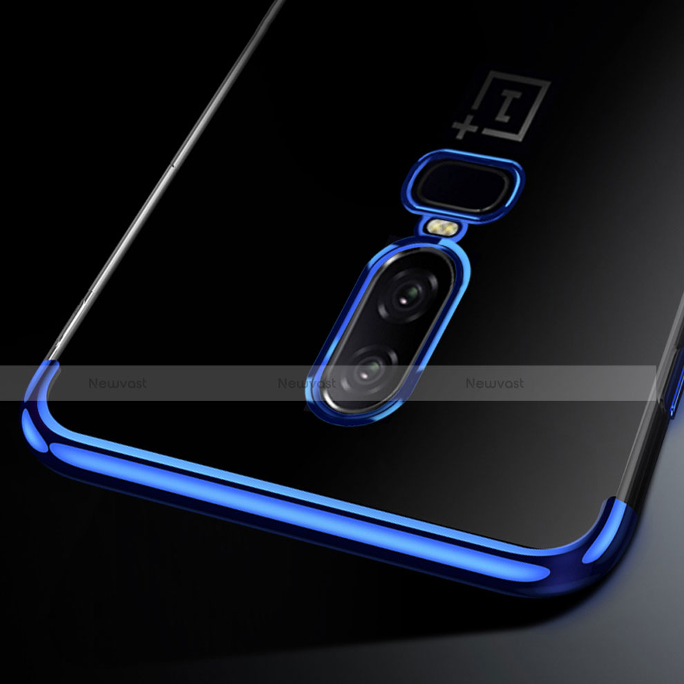 Ultra-thin Transparent TPU Soft Case Cover H03 for OnePlus 6