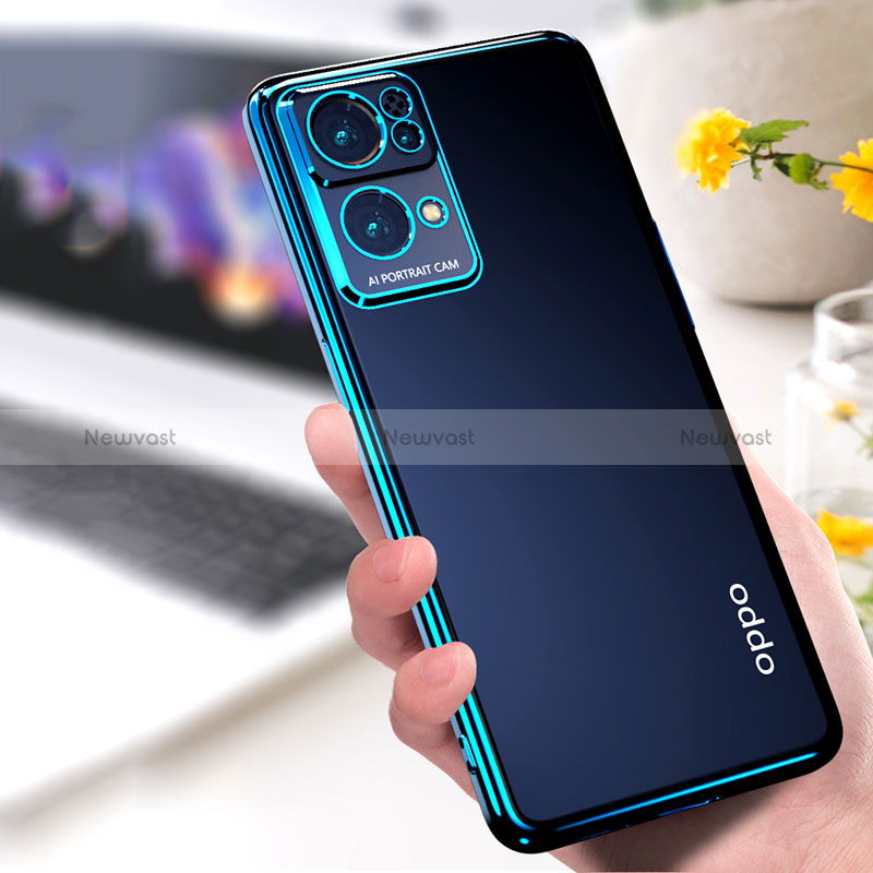 Ultra-thin Transparent TPU Soft Case Cover H03 for Oppo Reno7 Pro 5G