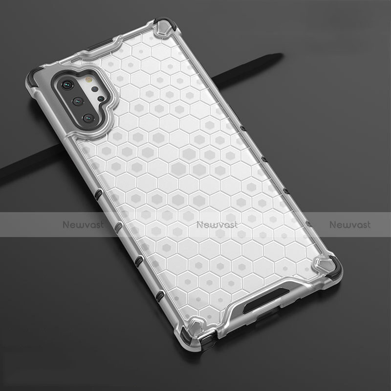 Ultra-thin Transparent TPU Soft Case Cover H03 for Samsung Galaxy Note 10 Plus White