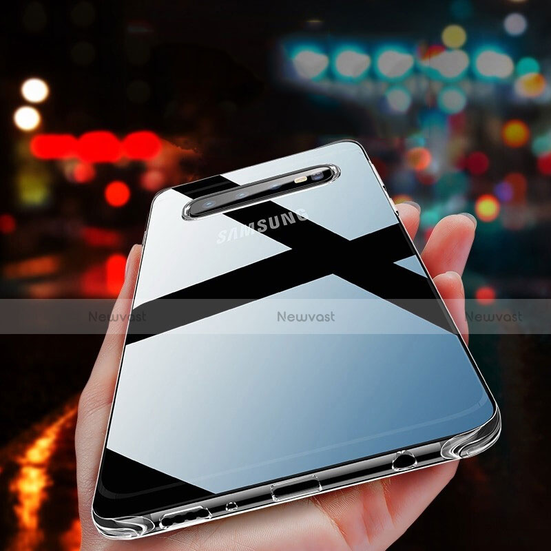 Ultra-thin Transparent TPU Soft Case Cover H03 for Samsung Galaxy S10 Clear