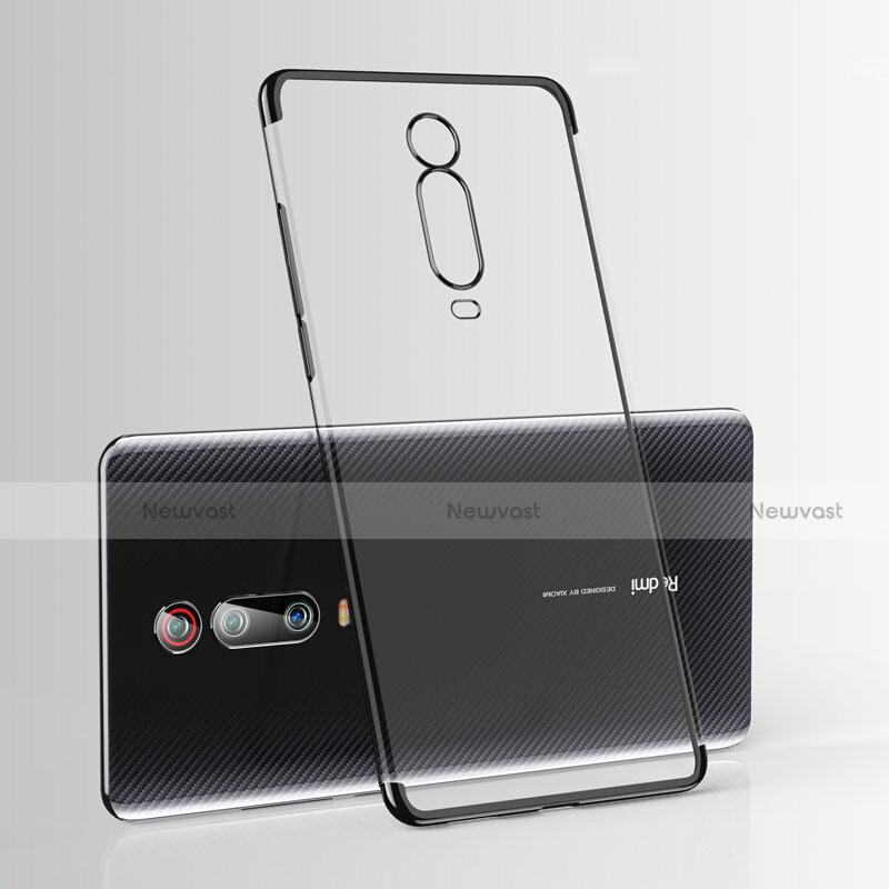 Ultra-thin Transparent TPU Soft Case Cover H03 for Xiaomi Mi 9T Black