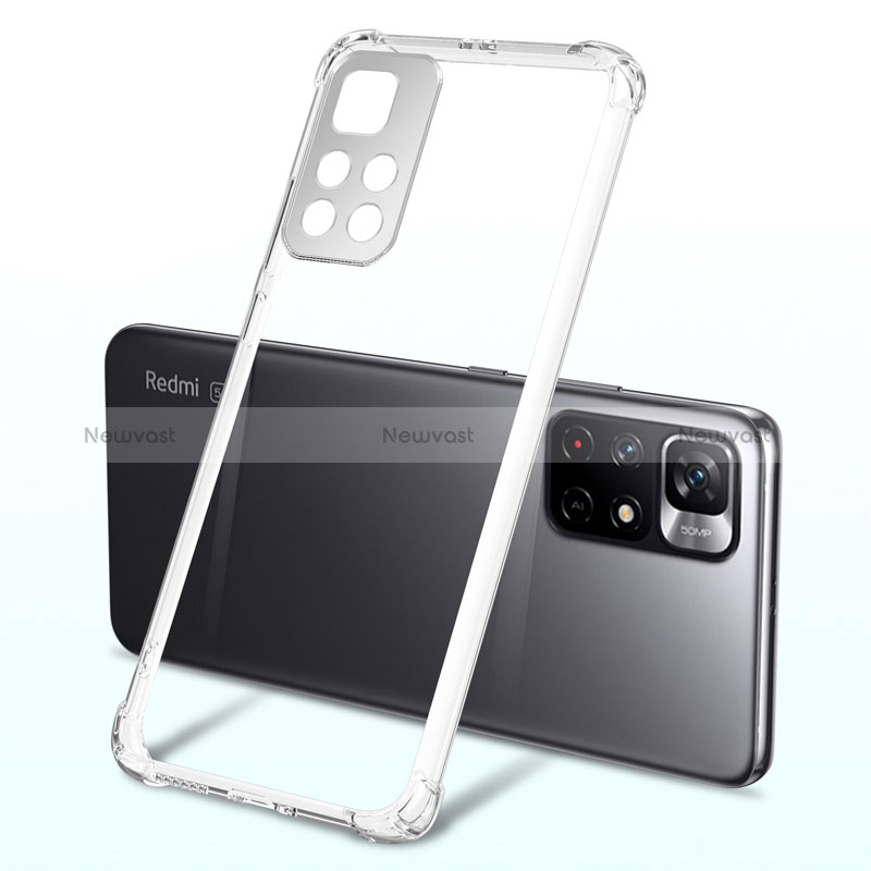 Ultra-thin Transparent TPU Soft Case Cover H03 for Xiaomi Poco M4 Pro 5G