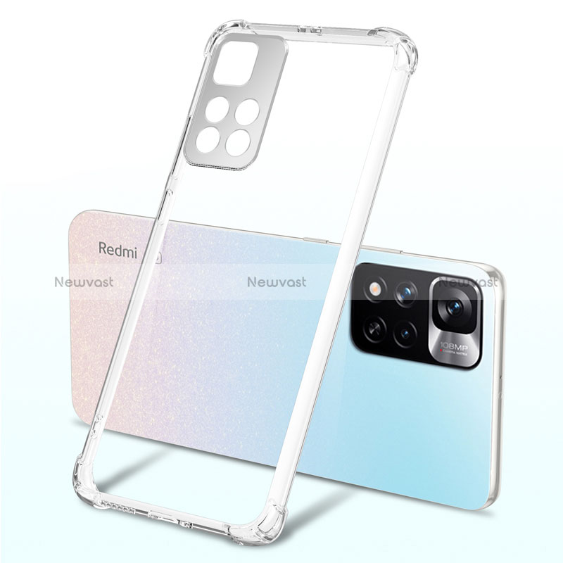 Ultra-thin Transparent TPU Soft Case Cover H03 for Xiaomi Redmi Note 11 Pro+ Plus 5G Clear