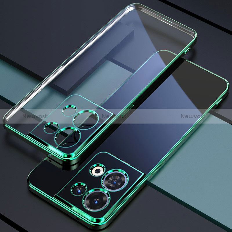 Ultra-thin Transparent TPU Soft Case Cover H03 for Xiaomi Redmi Note 13 5G Green