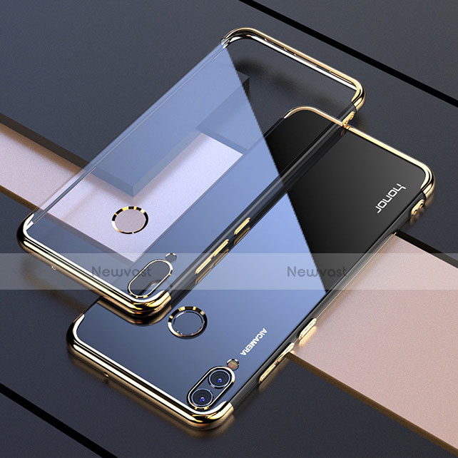 Ultra-thin Transparent TPU Soft Case Cover H04 for Huawei Honor 8X Gold