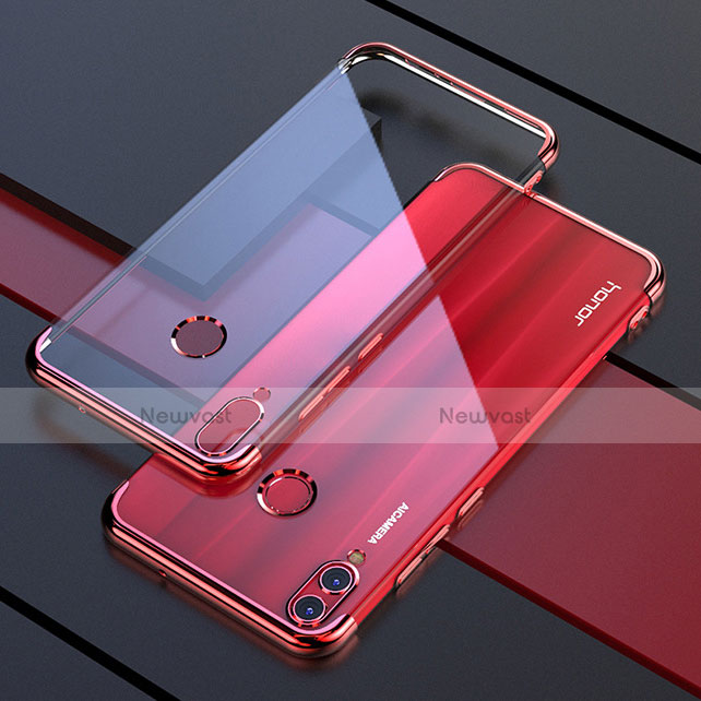 Ultra-thin Transparent TPU Soft Case Cover H04 for Huawei Honor 8X Red