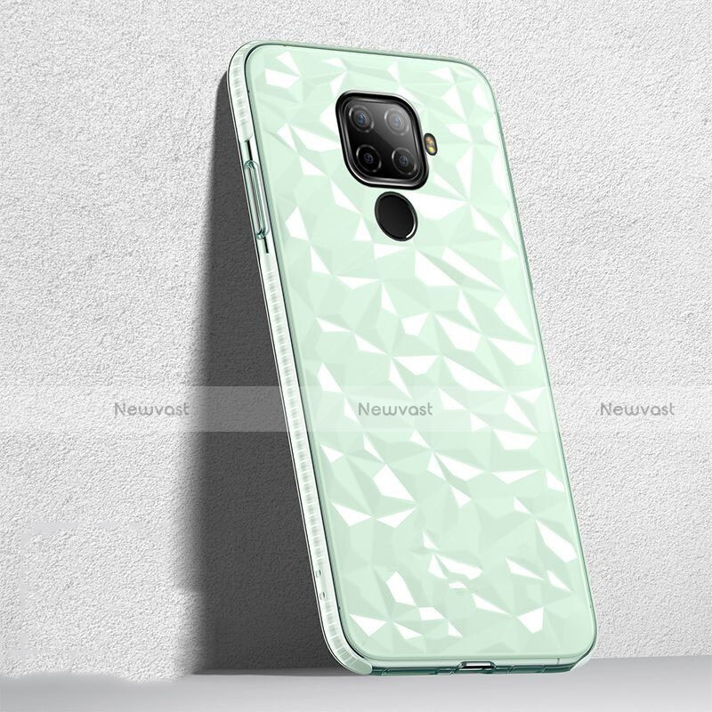 Ultra-thin Transparent TPU Soft Case Cover H04 for Huawei Nova 5i Pro Green