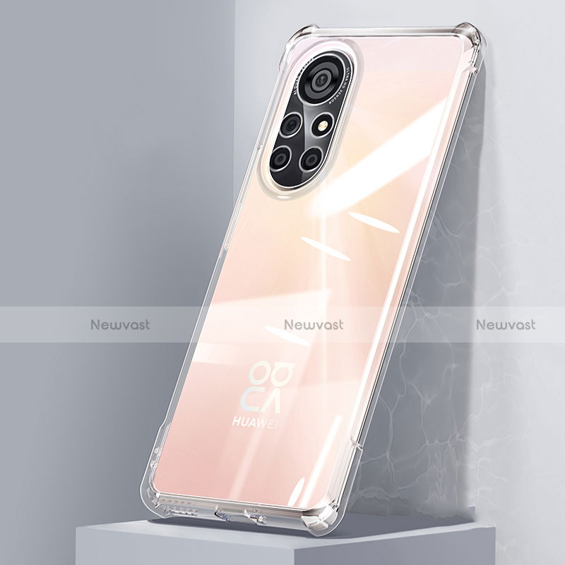 Ultra-thin Transparent TPU Soft Case Cover H04 for Huawei Nova 8 5G Clear