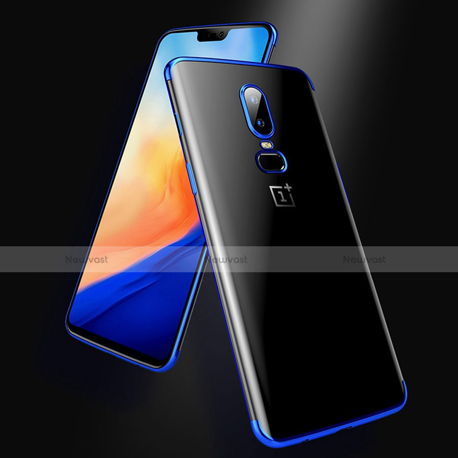 Ultra-thin Transparent TPU Soft Case Cover H04 for OnePlus 6