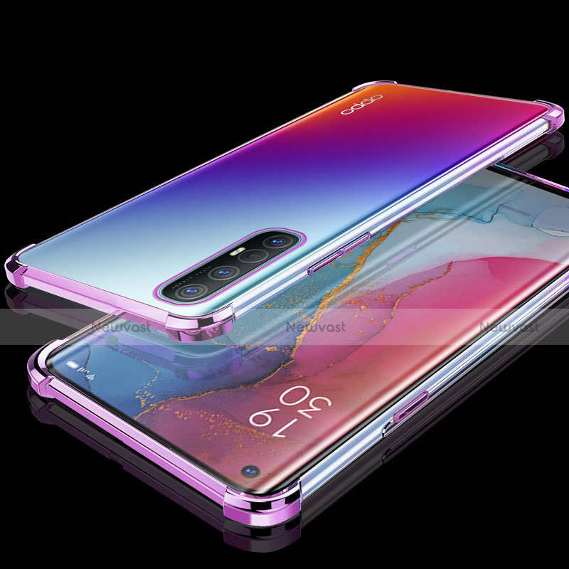 Ultra-thin Transparent TPU Soft Case Cover H04 for Oppo Find X2 Neo