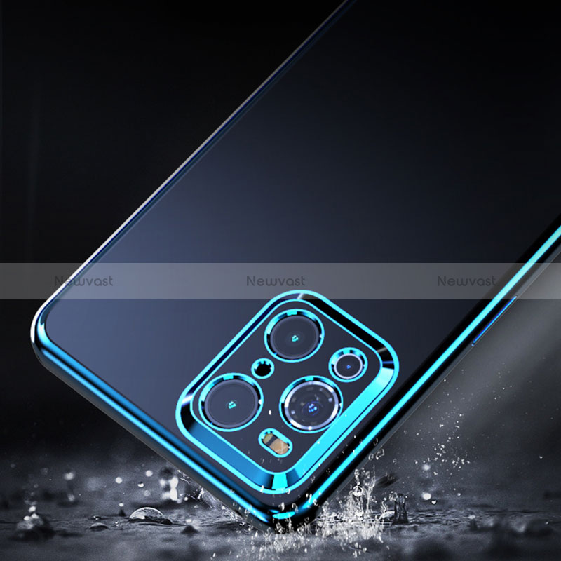 Ultra-thin Transparent TPU Soft Case Cover H04 for Oppo Find X3 5G