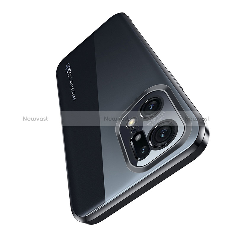 Ultra-thin Transparent TPU Soft Case Cover H04 for Oppo Find X5 5G