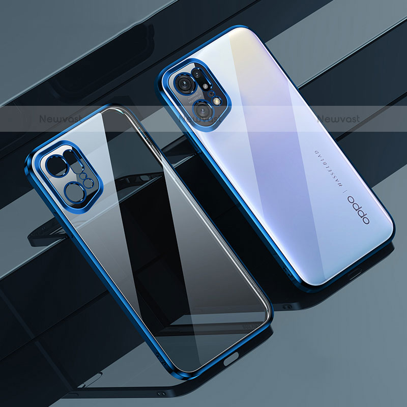 Ultra-thin Transparent TPU Soft Case Cover H04 for Oppo Find X5 Pro 5G