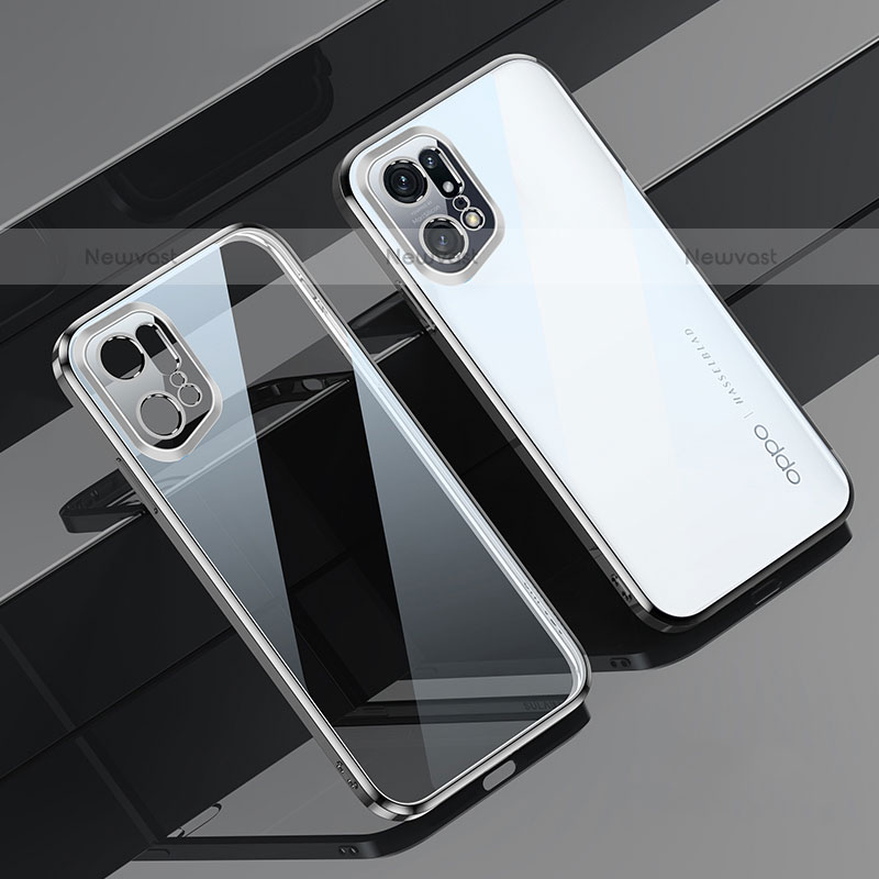 Ultra-thin Transparent TPU Soft Case Cover H04 for Oppo Find X5 Pro 5G