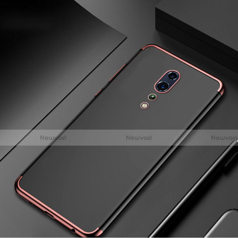 Ultra-thin Transparent TPU Soft Case Cover H04 for Oppo Reno Z Rose Gold