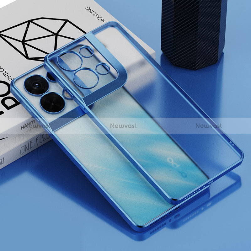 Ultra-thin Transparent TPU Soft Case Cover H04 for Oppo Reno9 5G