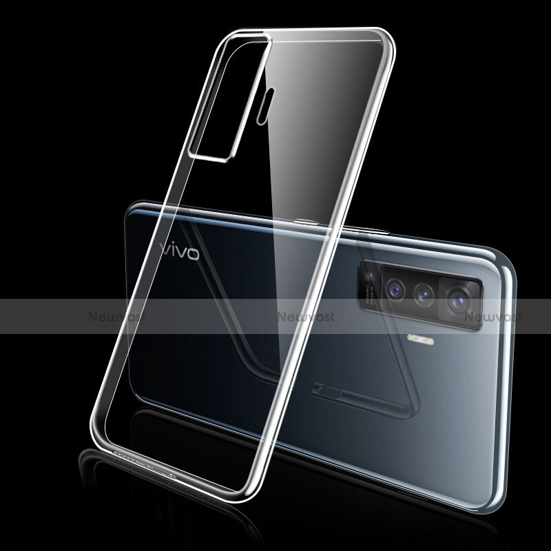 Ultra-thin Transparent TPU Soft Case Cover H04 for Vivo X50 5G Clear