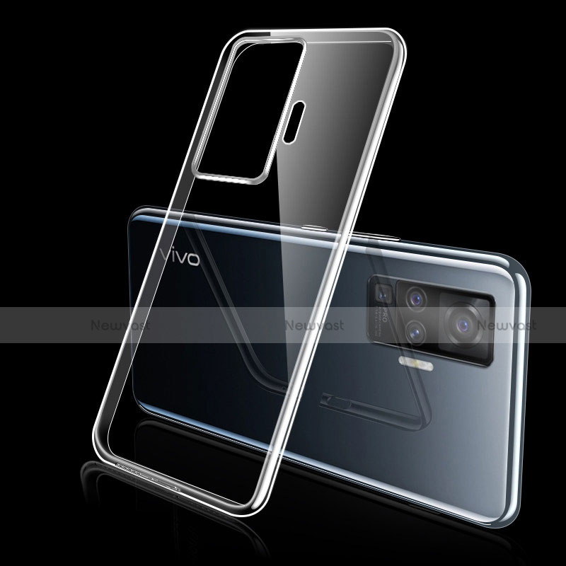 Ultra-thin Transparent TPU Soft Case Cover H04 for Vivo X50 Pro 5G Clear