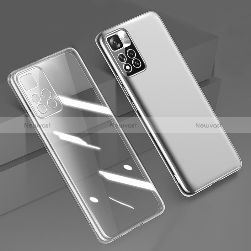 Ultra-thin Transparent TPU Soft Case Cover H04 for Xiaomi Mi 11i 5G (2022) Clear