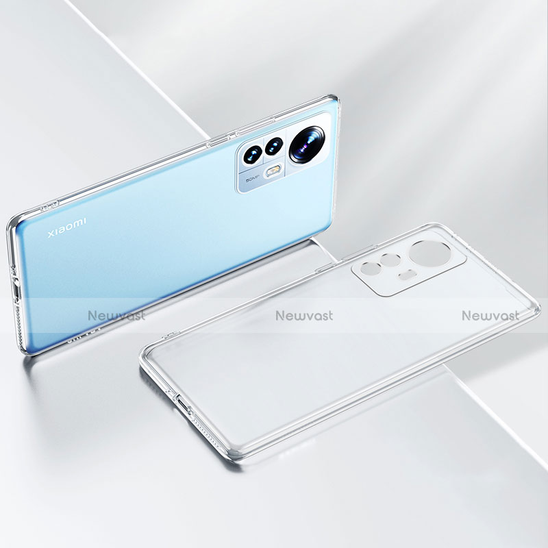 Ultra-thin Transparent TPU Soft Case Cover H04 for Xiaomi Mi 12 5G Clear