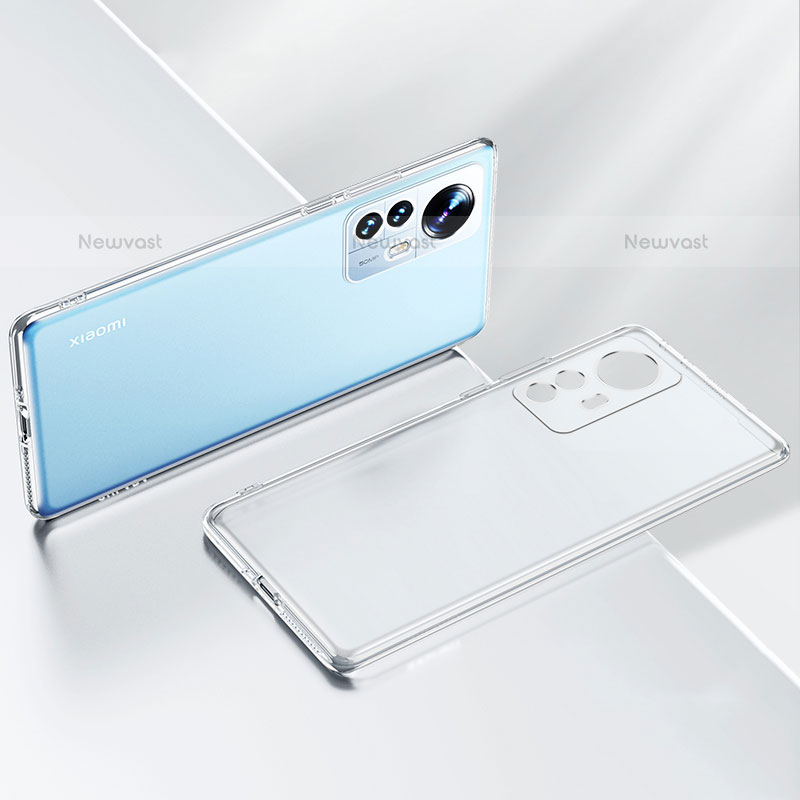 Ultra-thin Transparent TPU Soft Case Cover H04 for Xiaomi Mi 12X 5G Clear